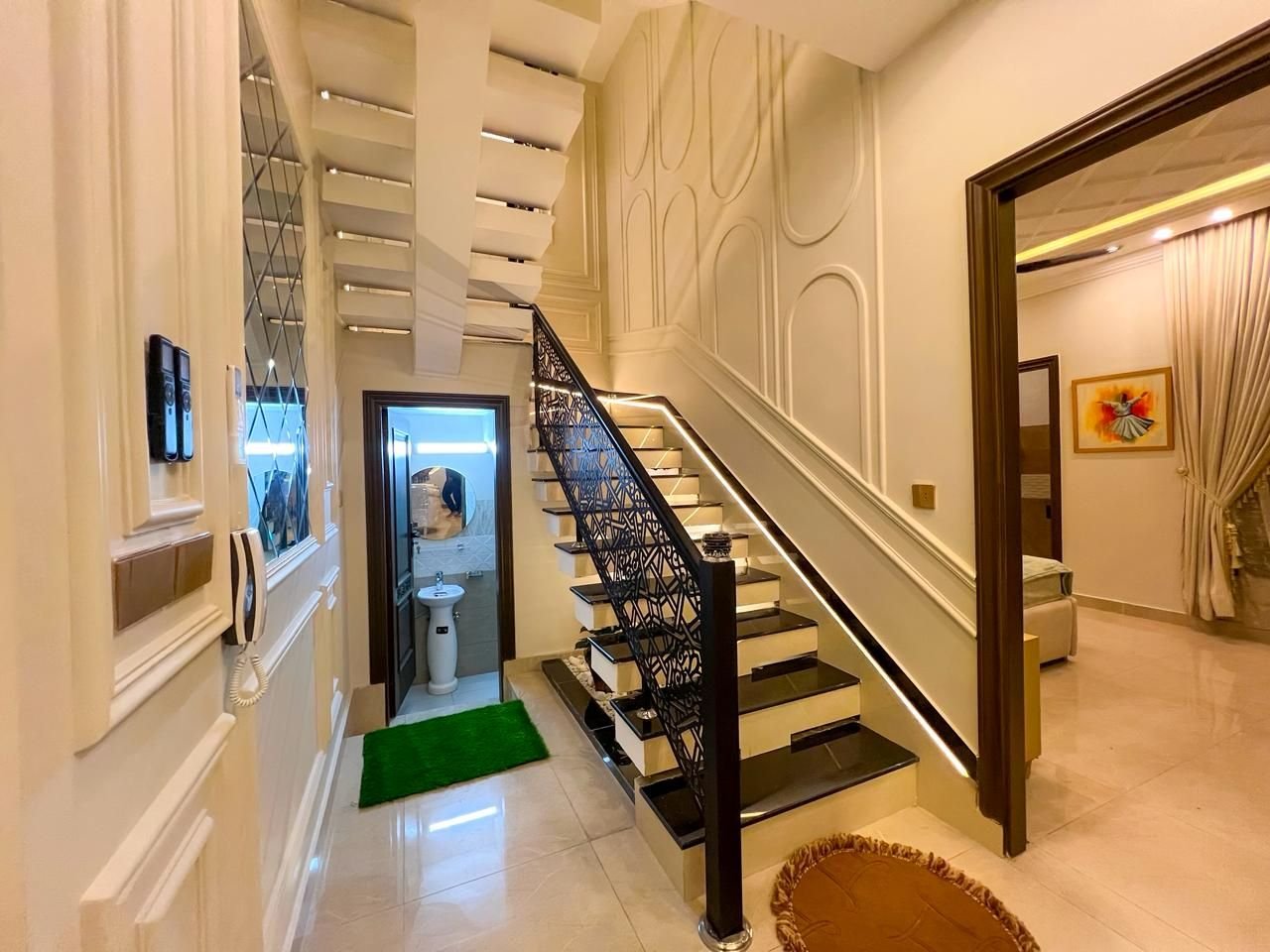 Staircase and entrance