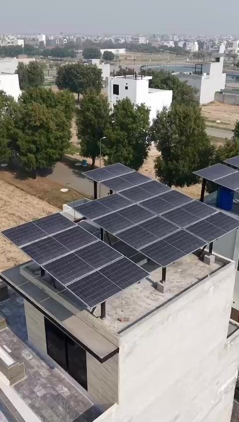 Rooftop solar panels