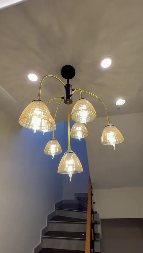 Staircase chandelier